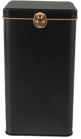 LALADEFIEE Lata De Té Metálica Para Té Café y Especias Caja De Almacenamiento Suelto Dulces y Harina Contenedores De Lata De Metal Para Cocina