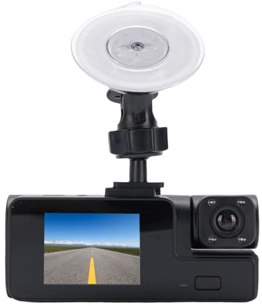 Camina de Tablero de 3 Canales de 380p, cámara de Tablero HD de 1080p Delantera y Trasera Dentro de 170 ° WiFi WiFi Recibir DVR con Imagen de inversión de Pantalla LCD de 2