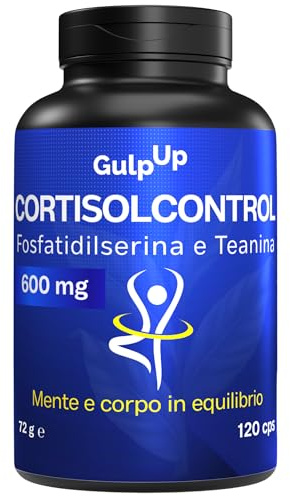 Fosfatidilserina 400mg + L Teanina 200mg 120 Capsule - Supporta Concentrazione, Memoria e Benessere Metabolico