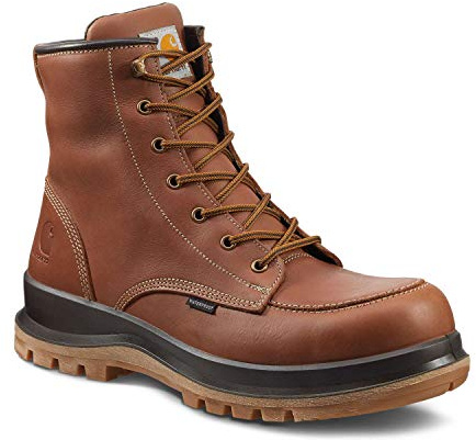 Carhartt Hamilton Rugged Flex Waterproof S3 Safety Boot, Chaussure de Construction Homme, Tan, 43 EU