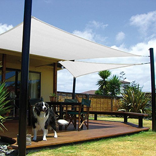 PAPILLON 99952 - Vela OMBREGGIANTE Quadrata 5x5 Bianca - Giardino Telo Copertura Tenda
