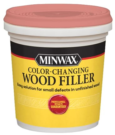 Minwax 448600000 Color Changing Wood Filler, 5.5 oz