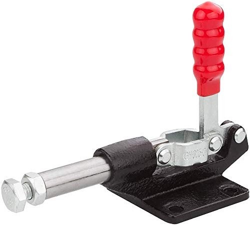 MINGZE 32 mm Abrazadera de carrera del émbolo GH-305-C, 230 kg Capacidad Broca del émbolo Abrazaderas de palanca de tiro y empuje de metal de acción de línea recta Toggle Clamps