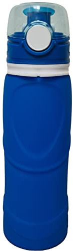 Water Vitalis Botella de filtro de viaje para exteriores, filtro de agua potable, filtro de virus, 750 ml (azul)