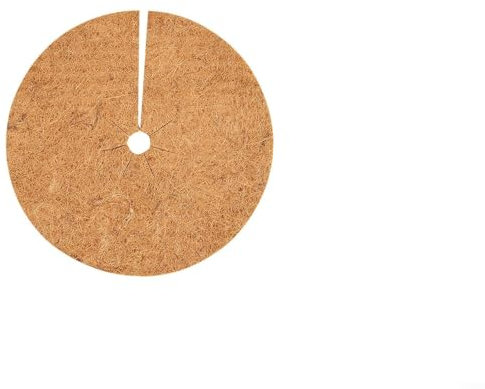 Mulching Made Easy Pack of 4 Coconut Fiber Discs to Shield Your Plants from Weeds & Dryness (20CM)