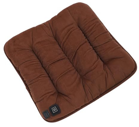 Cuscino di Sedile Riscaldato Materiale di Grafene, 3 Livelli Riscaldamento Rapido da 30 ℃ a 65 ° C, Porta USB, Impostazioni Temperatura Personalizzabile, Cassaforte per il Viaggio del Soggiorno,