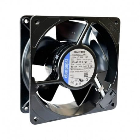 Ventilatore assiale per Stufa a Pellet EBM 4586Z Ventola in Metallo 119x119x38 13w EBMPAPST