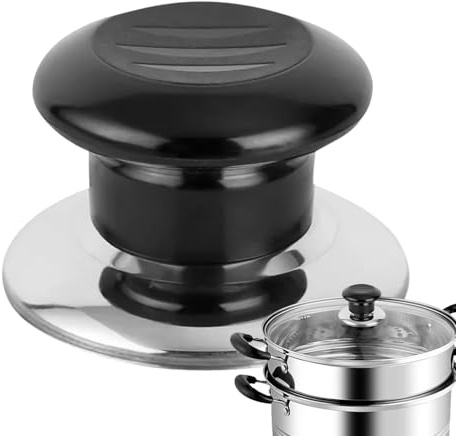 Botones De Tapa En Maceta - Manijas De Tapa De Estufa Universal ABS, Reemplazo De Utensilios De Cocina De Cocina, Titulares De Manijas Ergonómicas, Resistente Al Calor Para Accessorios