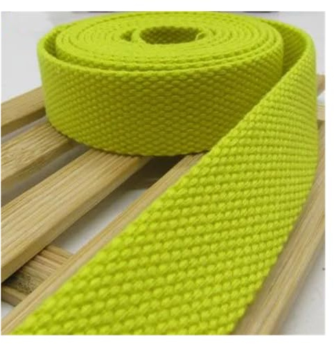 WEOKDFHA sadelgjord 5 meter 25 mm kanvas band bältesväska sadelgjord nylon ryggsäck band sömnadstillbehör (gyllene)