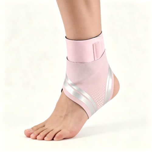 Coogime 2 stycken ultratunna ankelbandage, ventilerande lätt fotbandage | Kvinnor och män flexibelt fotledsbandage för sport och vardag