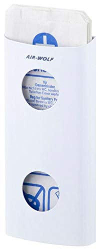 Hygienebeutelspender Serie Alpha weiß für 25-30 Beutel