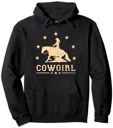 Westernreiter Reining Quarter Horse Sliding Stop Cowgirl Pullover Hoodie
