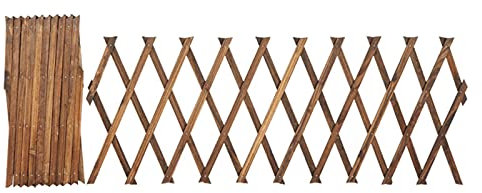 DEDEMCO Traliccio in legno di salice espandibile da giardino, 1,8 m, traliccio per piante rampicanti, fiori, decorazione da parete