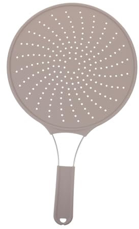 Zerodeko 1 Pc Separador de Grasa de Silicona salpicadero Cocina Panel antisalpicaduras Cocina freír Inoxidable Escudo de Aceite Sartén Antiadherente colador Cubierta Neta Frito