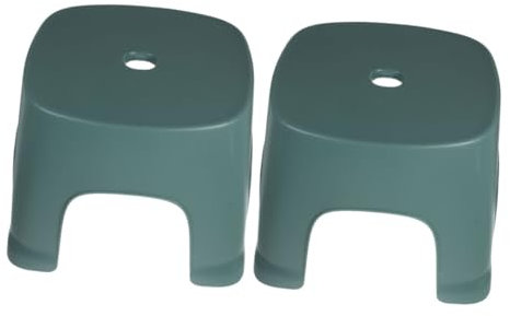 KICHOUSE 2 Stück Fußhocker Tritthocker Aus Kunststoff für Kleinkinder Badezimmer-fußhocker Hocker für Die Hockposition Hocker für Jungen und Mädchen Leicht und Einfach Zu Verstauen