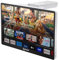 SYLVOX 15.6 Kitchen TV for Google TV, 1080P FHD Small Smart TV, Foldable Under Cabinet TV & Rotatable, Built-in Screen Mirroring Voice Assistant Dual Speakers, Flip Down TV for Kitchen Campervan