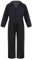 Miaeowve Kinder Arbeitsoverall Jungen Mädchen Langarm Jumpsuit Reverskragen Schutzanzug Lang Arbeitshose Latzhose Kesselanzug Für 5-16 Jahre Schwarz 122-128