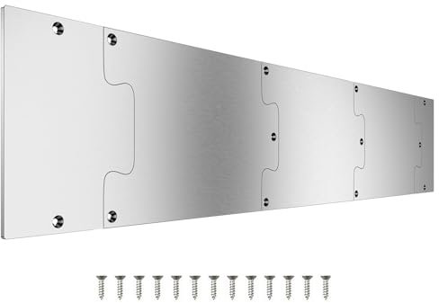 Placa De Patada De Puerta Principal - Placas De Patada Para Puertas Exteriores, Placa Inferior De La Puerta Protectora | Protección De Acero Inoxidable De Acero Inoxidable Para La Sala De Estudio