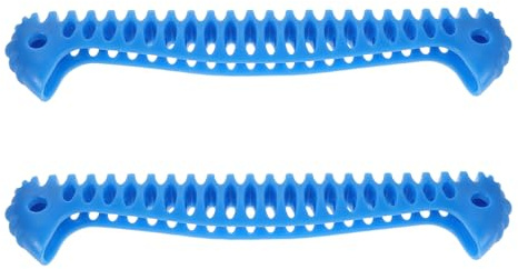 ifundom 2 Piezas Fundas Protectoras para Cuchillas de Patines de Hielo Cubiertas Elásticas y Estirables para Hockey y Patinaje Artístico Protector de Cuchillas Accesorios para Edades