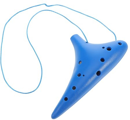 MAGICLULU Ocarina in Resina 12 Fori Strumento Musicale Portatile per Principianti Colore Casuale