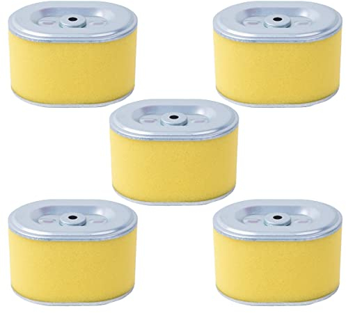 5er Pack Luftfilter für Honda GX160 GX200 GX140, Adefol Luftfilter mit Vorfilter Professioneller OEM Air Filter Ersatzteile Luft Filter Fit 5hp, 5,5hp, 6hp Motor