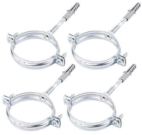 Specialist (Paquete de 4 uds.) Soportes metlicos para tubos Clips Abrazaderas para tubos 75-80 mm (4)