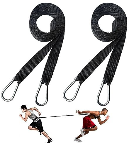 PHASZ Gewichtsschlitten-Zuggurt, Trainingsgurt für gewichtetes Schlittentraining, tragbar und wiederverwendbar, für Rücken-, Brust- und Reifenziehen