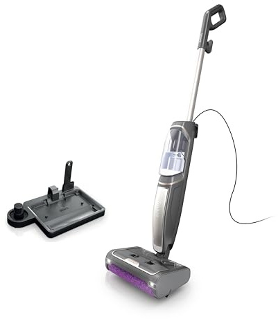 Shark Steam Pickup Lightweight 3-in-1 Steam Mop Cleaner Picks Up Debris, Deep Scrubs & Steam Sanitizes - All At Once for Home with Sealed Hard Floors like Hardwood, Tile & Laminate, SD201