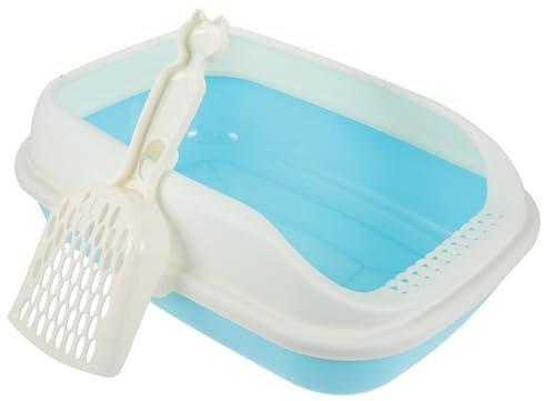 BESPORTBLE Caja Arena Gato Arenero Cubierto Diseño Fresco Prevención Derrames Ideal Mascotas