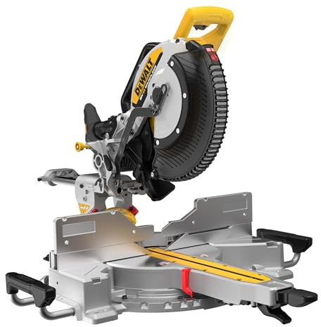 DEWALT Tronzadora 18V XR 305mm. Corte de alta capacidad y precisión con motor sin escobillas, control avanzado del polvo y compatibilidad con la batería XR, sólo herramienta, DCS782N-XJ