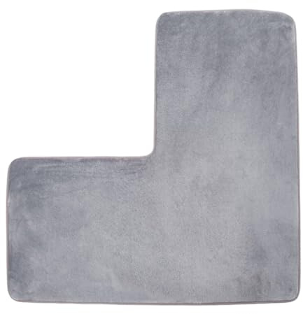 Alfombra de Baño en Forma de L - Alfombra Para Pasillo En Forma De L De Secado Rápido Decorativa - Alfombras De Baño Antideslizantes | Para Interior Exterior Hogar Hotel Cocina Lavabo Inodoro Suelo