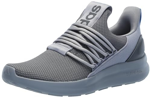 adidas Men's Lite Racer Adapt 7.0 Sneaker, Glossy Grey, 9.5 UK