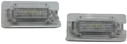 akhan LH001-2 - Luz de matrícula sin errores adecuada para Alhambra Arona Ateca Taracco