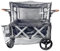 Große Größe Regenabdeckung für Wagon Kinderwagen, Moskitonetz für Wagon Trolley Cart, 2in1 große Abdeckung mit Fenster für Picknick Camping Wagon Kinderwagen Wasserdichte winddichte Wagon Zubehör.