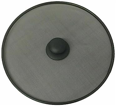 PNJB Kitchen Frying Pan Splatter Screen Cover, Guard Protective Lid with Knob, Handy Housewares, Prevents Oil Splatter, Safe and Durable Construction (21cm)