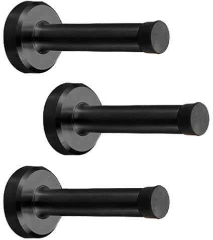 WZhtuzi Türstopper Wand, 3 Stück Edelstahl Türstopper, Hochleistungs Wandtürstopper, Türstopper Wandmontage, Premium Tür Stopper, Wandtürstopper Wand Edelstahl für die Wand (Silber)