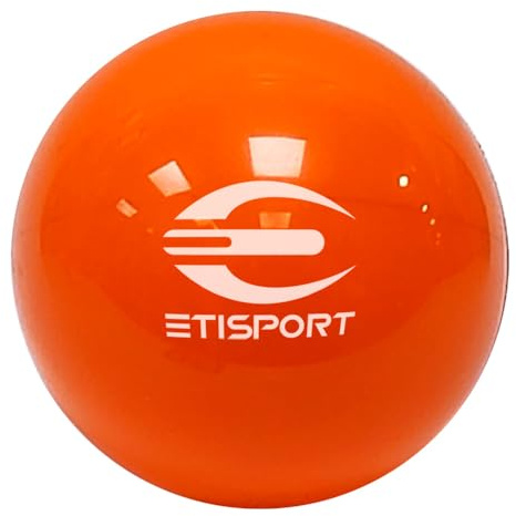 ETISPORT Balle de Rink Hockey sur Patins Starter. Couleur, Taille et Poids réglementaires. (Orange)