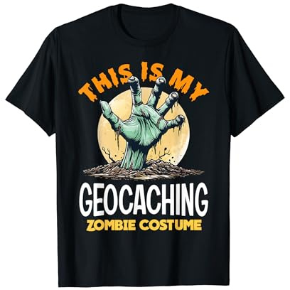 Geocaching Halloween Zombie Matching Costume T-Shirt