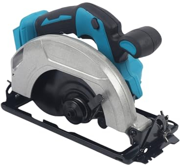 Konfiur Sierra circular con batería de 1300 W, 178 mm, 4500 rpm, sierra circular manual, sierra de inmersión de 27,3 x 13,2 x 18 cm con riel guía, sierra ingletadora para trabajar la madera