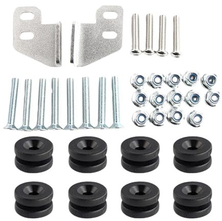 Soportes universales para bolsas laterales - Juego de montaje para maleta lateral portátil para moto | Soporte de montaje para bolsa lateral de moto, materiales de montaje resistentes