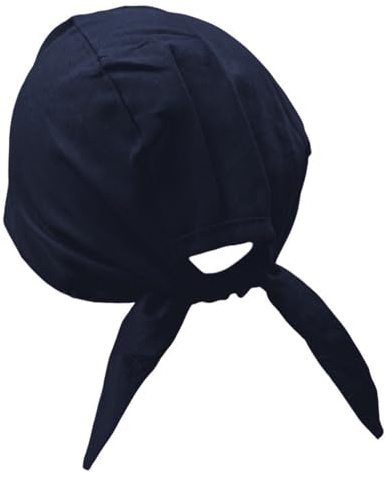Durag Biker skalle keps bandana med knytband baktill strängar patka stil