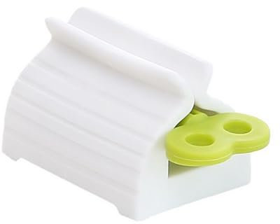 Toothpaste Squeezer, Plastic Rolling Tube, Plastic Toothpaste Roller Tube Squeezer, Toothpaste Dispenser for Paint, Hand Cream, Ketchup, and Cosmetic Tube (Green)