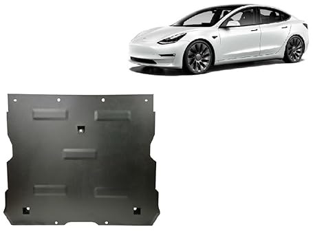 Scut Protection Protección metálica bajo motor eléctrico delantero compatible con Tesla Model 3 AWD - (2017-2025)