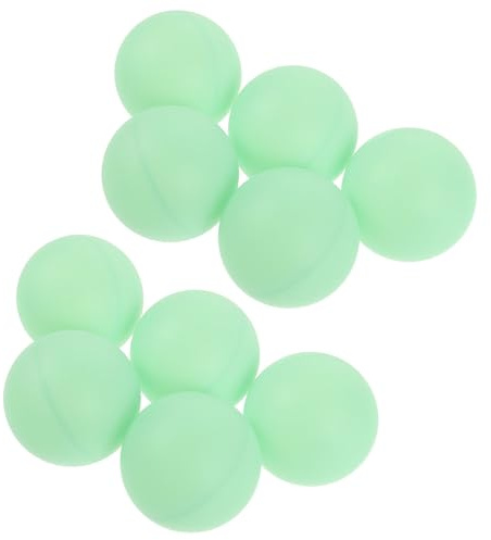 Cabilock 10 Pièces Balles 40mm Réutilisables en PP de Ping-Pong Lumineuses pour Entraînement et Fête d'anniversaire en Extérieur, pour Jeux de Nuit et Activités Sportives