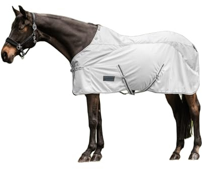 Waldhausen Regen-Fliegendecke Protect, Silbergrau/grau, 135 cm