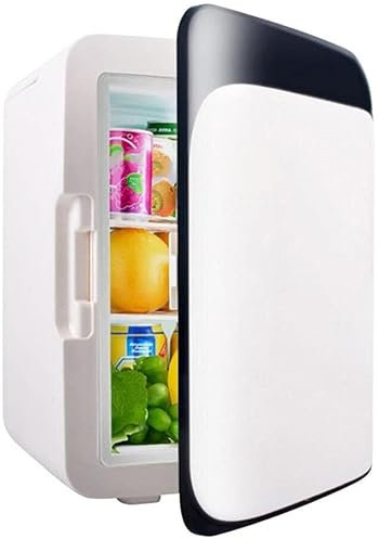 Mini-Kühlschrank, 10 l, Auto-Kühlschrank, Mini-Kühlschrank, Kühler, Wärmer, Lebensmittel, Früchte, Getränke, Kosmetika, Gefrierschrank, Heizung, kompatibel mit Home-Office-Auto, 12 V-