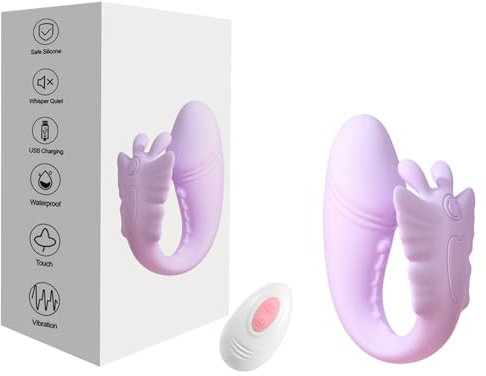 PINTLE Vibrationseier - 10 Vibrationsmodi, Fernbedienung, Liebeskugeln für die Frau, Sex Toyset für Frauen, Mini Vibration für Damen - Vibro Ei, Mini Vibrator klein - Ideal für unterwegs (Lila)