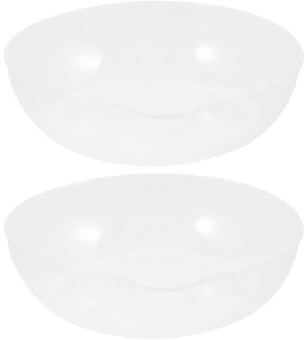 SHINEOFI 2 Pezzi Pesare Barche Bilancia Per Alimenti Ciotola Solo Piatto Di Pesatura Bilancia In Plastica Pan Tazza Di Pesatura Elettronica Vassoio Pesare Barche Ciotola Di