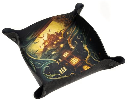 Würfeltablett - Das Haus von Lovecraft 22 x 22 cm