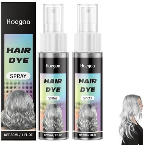 Graue Haare Färben Natürliches Essenzextrakt-Silber-Haarfärbemittel-Stücke Silberne 2PCS Graue Natürliche Haarfarbe Creme Haarfarbe Grau für Einzigartige und Personalisierte Erlebnisse